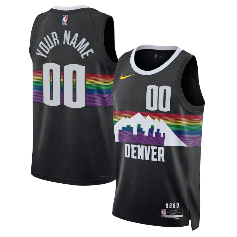 Denver Nuggets 2025/26 Swingman Unisex Jersey - City Edition - Black