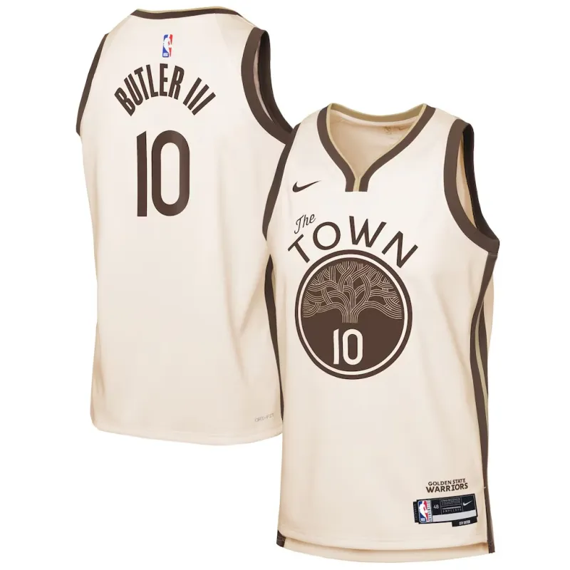 Golden State Warriors Jimmy Butler III 2025/26 Swingman Trikot - Stadtedition - Creme