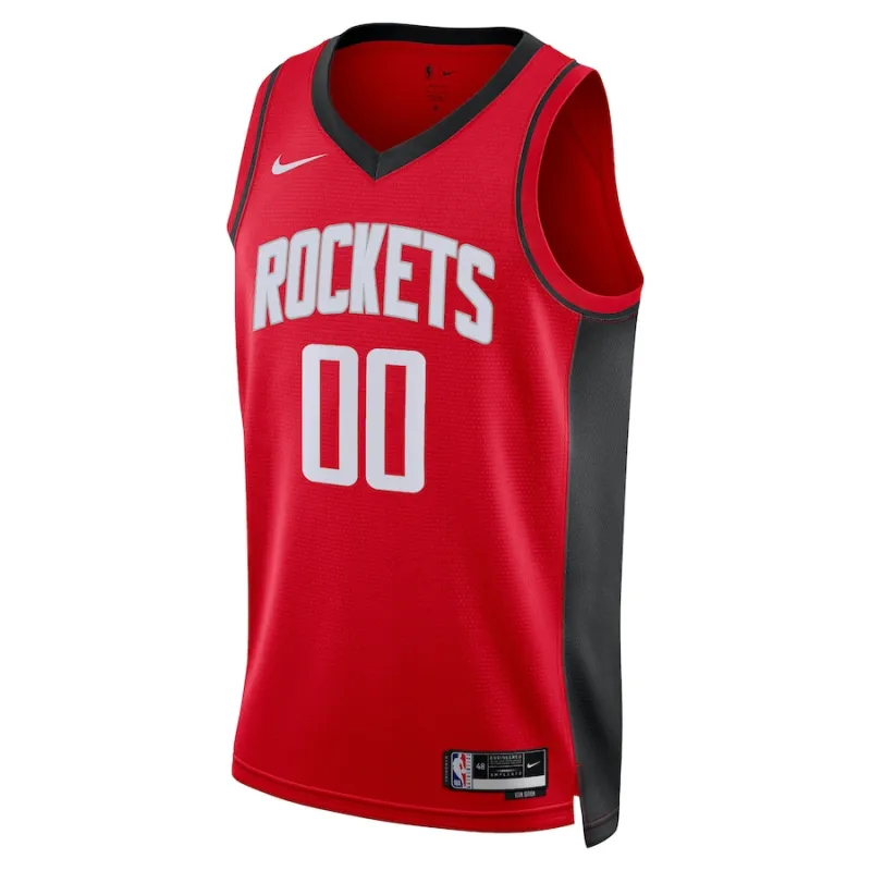 Houston Rockets, Custom Jersey, Icon Edition, Red