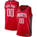 Houston Rockets, Custom Jersey, Icon Edition, Red