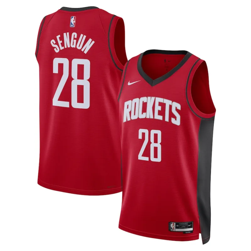 Alperen Sengun, Houston Rockets, Unisex Jersey, Icon Edition, Red