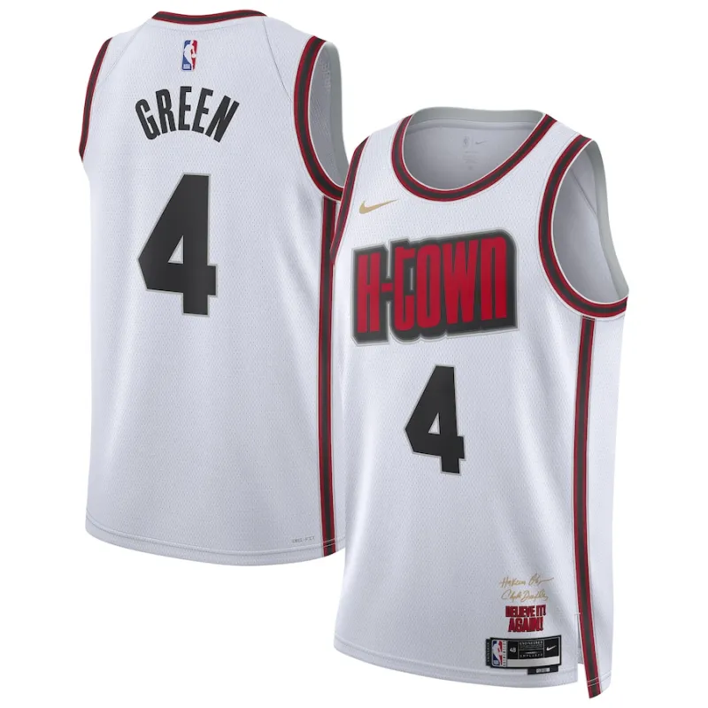 Camiseta Jalen Green Houston Rockets City Edition 2024/25 Unisex