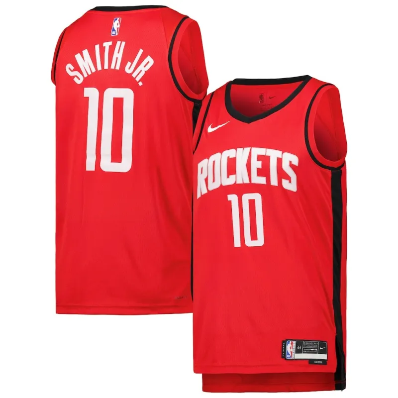 Houston Rockets Jabari Smith II Maglia Swingman Unisex - Edizione Icona - Rosso