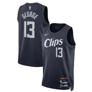 Paul George , Los Angeles Clippers, 2023/24 City Edition, Black