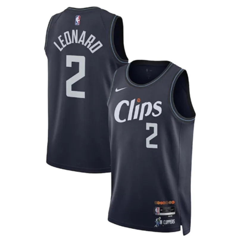 Kawhi Leonard , Los Angeles Clippers, City Edition 2023/24, Schwarz