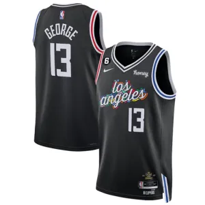 Paul George , Los Angeles Clippers, 2022/23 City Edition, Black