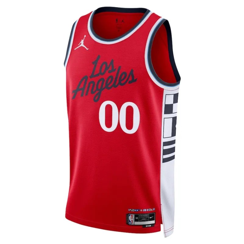 Maillot personnalisé 2024/25 des Los Angeles Clippers, Édition Statement, Rouge
