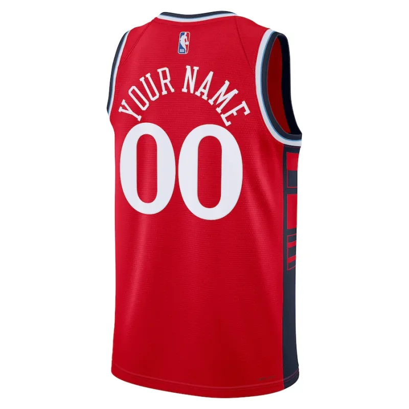 Maillot personnalisé 2024/25 des Los Angeles Clippers, Édition Statement, Rouge