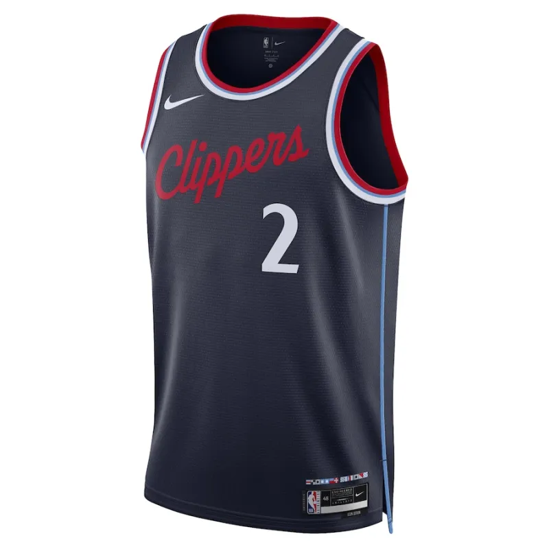 Kawhi Leonard, Los Angeles Clippers 2024/25 Édition Icone, Bleu Marine