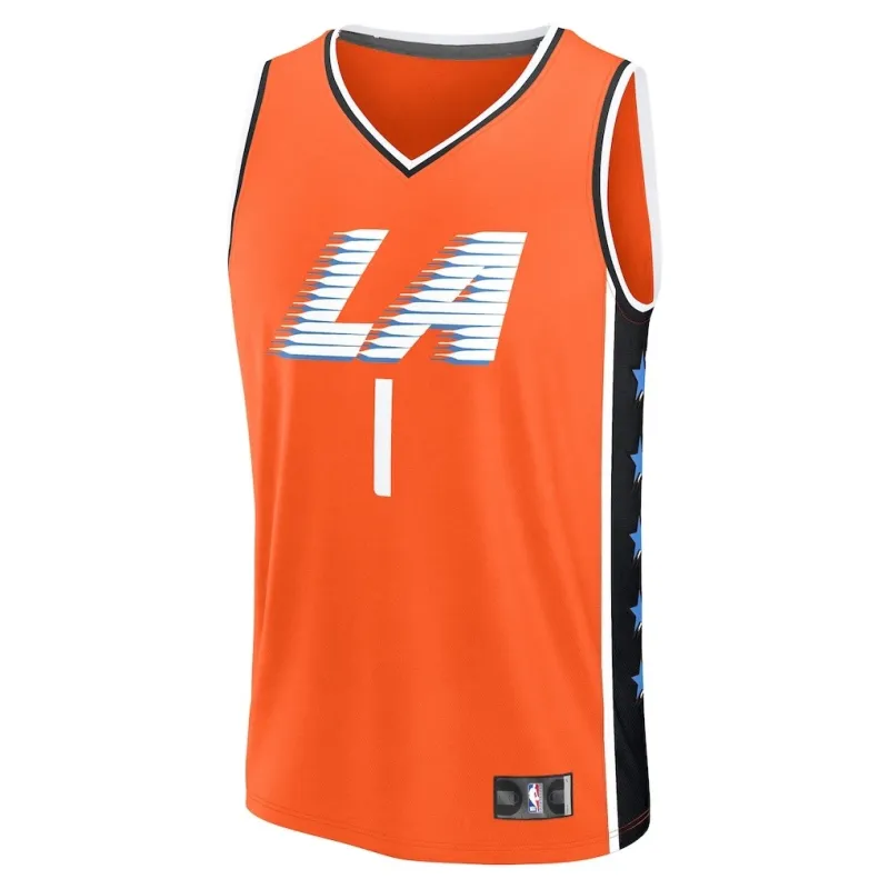 Los Angeles Clippers James Harden 2025/26 Maglia - Edizione Città - Arancione