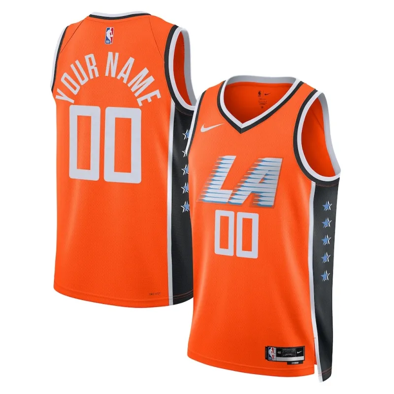 Los Angeles Clippers 2025/26 Maillot Unisexe Édition Ville - Orange