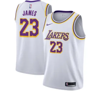 LeBron James, Los Angeles Lakers, 2018/19, White