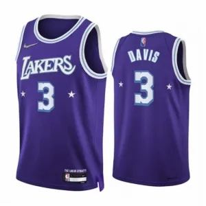 Anthony Davis, Los Angeles Lakers, 2021/22 City Edition, Purple