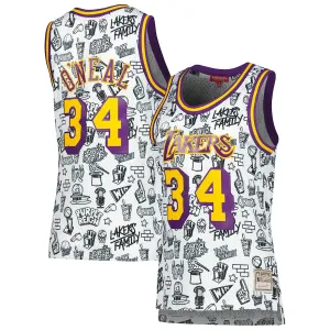 Shaquille O'Neal, Los Angeles Lakers, 1996 Women's, White