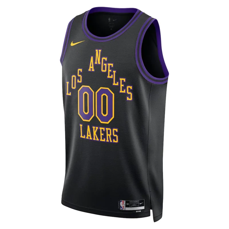 Los Angeles Lakers 2025/26 Maglia Swingman Edizione Città Unisex - Nero