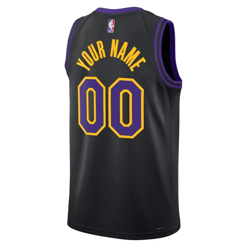 Los Angeles Lakers 2025/26 Maglia Swingman Edizione Città Unisex - Nero