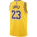 Los Angeles Lakers LeBron James Maglia Swingman - Edizione Icona - Giallo