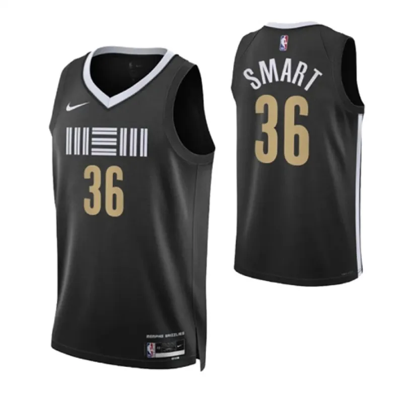 Marcus Smart. Memphis Grizzlies. Edizione City 2023/24. Nero