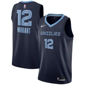 Ja Morant. Memphis Grizzlies. Blu scuro