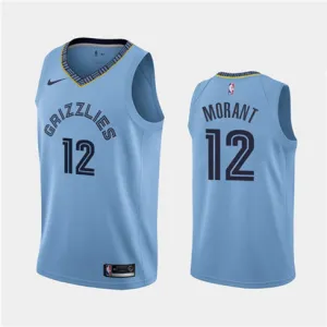 Ja Morant. Memphis Grizzlies. Blu