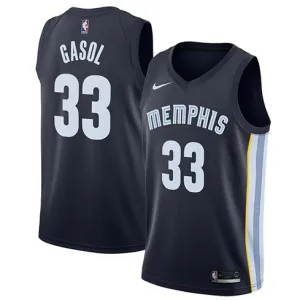 Marc Gasol. Memphis Grizzlies. Icon. Blu scuro
