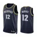Ja Morant. Memphis Grizzlies. City Edition 2021/22. Blau navy