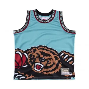 Memphis Grizzlies. Mitchell & Ness 'Big Face'. Blu