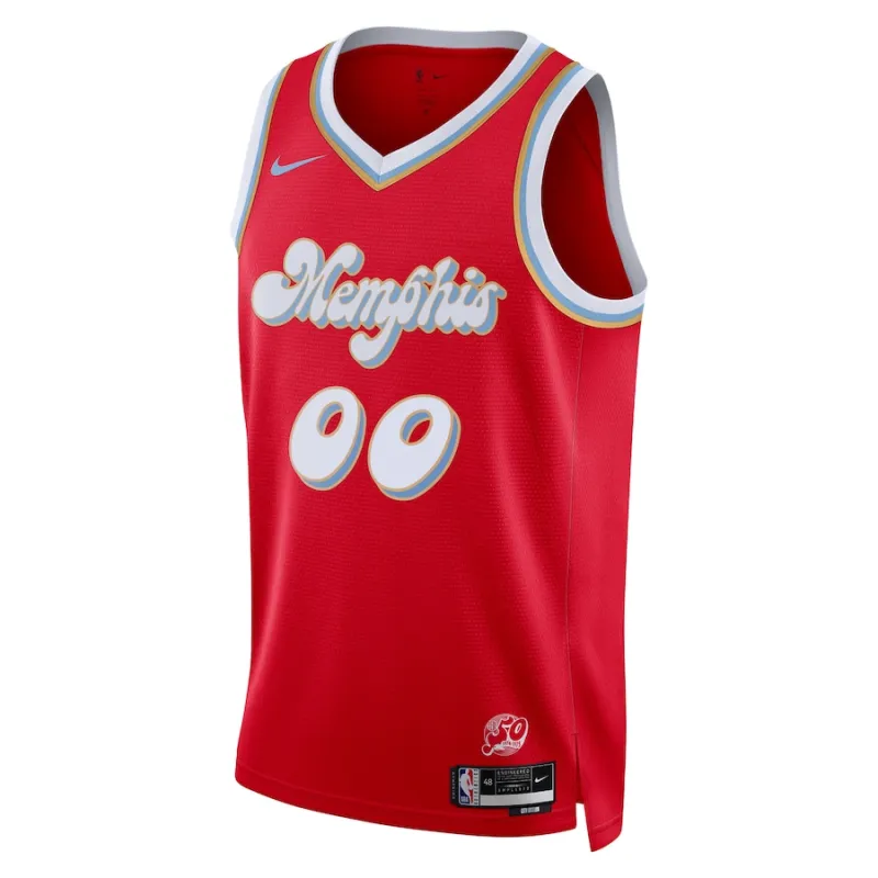 Memphis Grizzlies 2024/25 Angepasst, City-Edition, Rot
