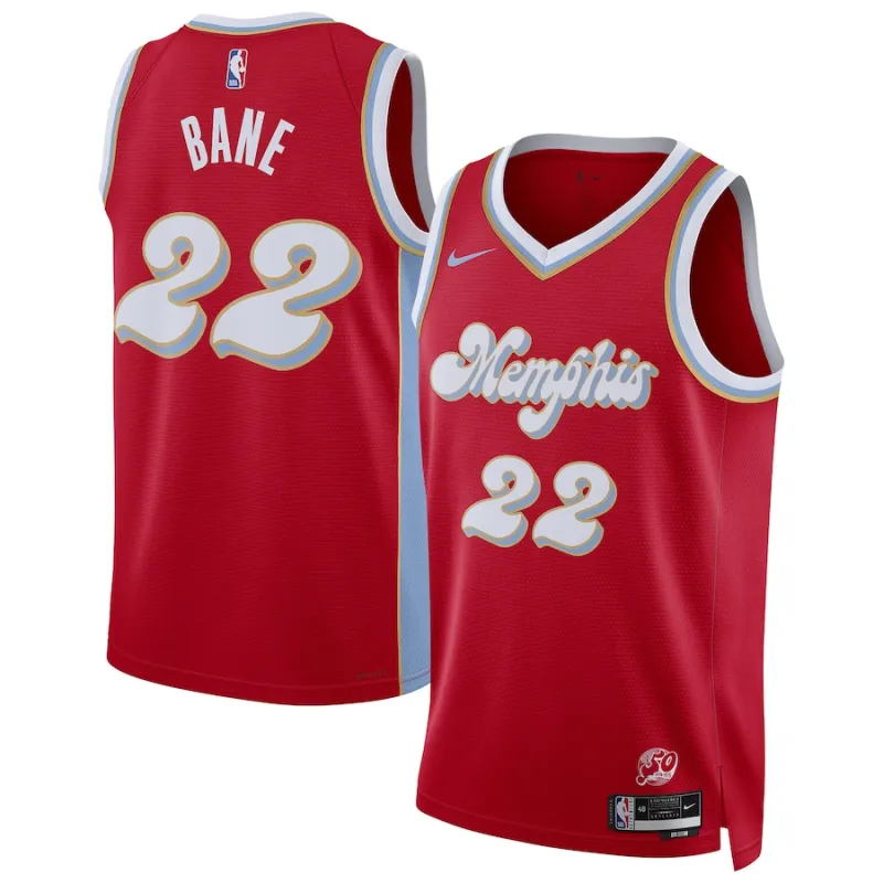 Desmond Bane, Memphis Grizzlies, Stagione 2024/25, Edizione Città, Rosso