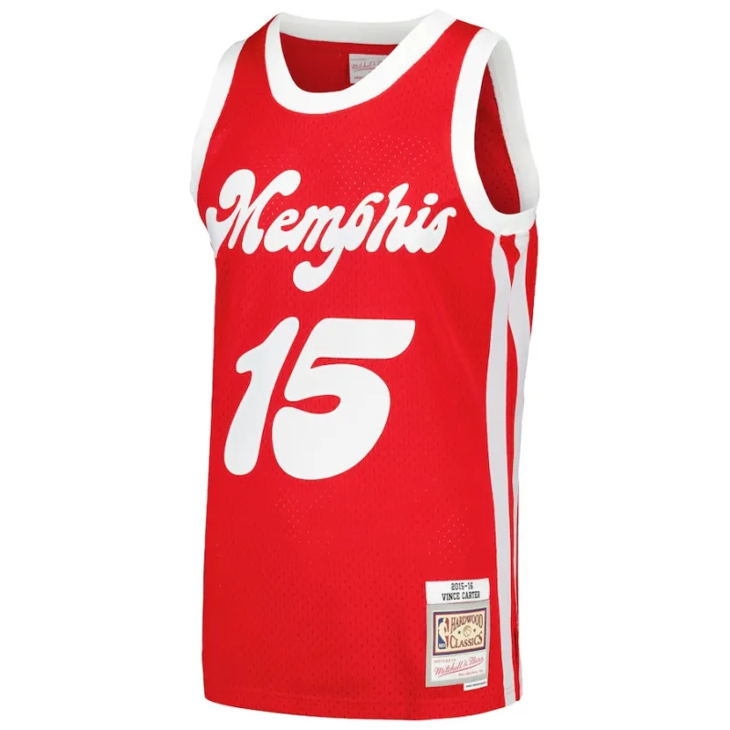 Maglia Vince Carter Memphis Grizzlies 2015/16 Classic Edition – Rossa, Taglia S