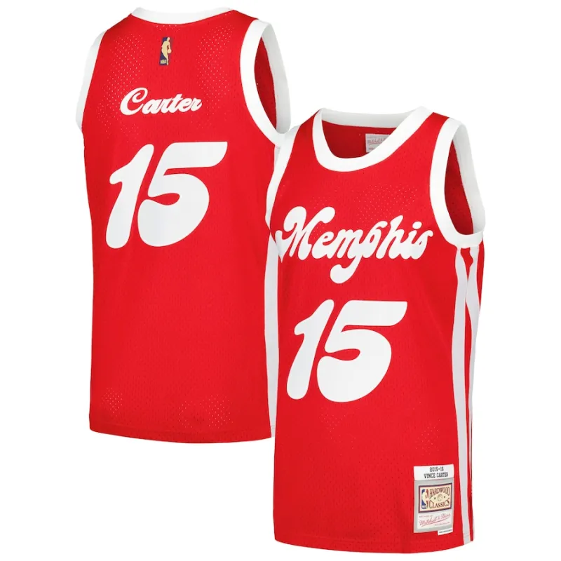 Maglia Vince Carter Memphis Grizzlies 2015/16 Classic Edition – Rossa, Taglia S