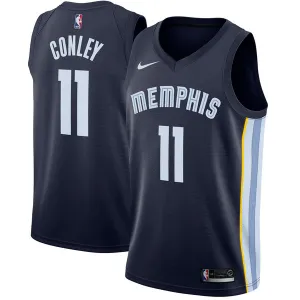 Mike Conley. Memphis Grizzlies. Icon. Blu navy