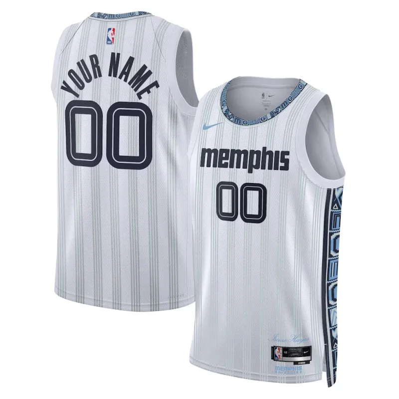 Memphis Grizzlies 2025/26 Swingman Unisex Jersey - City Edition - White