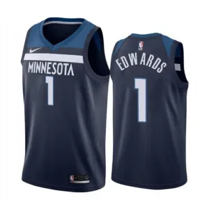 Anthony Edwards, Minnesota Timberwolves, Dark Blue