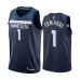 Anthony Edwards, Minnesota Timberwolves, Dark Blue