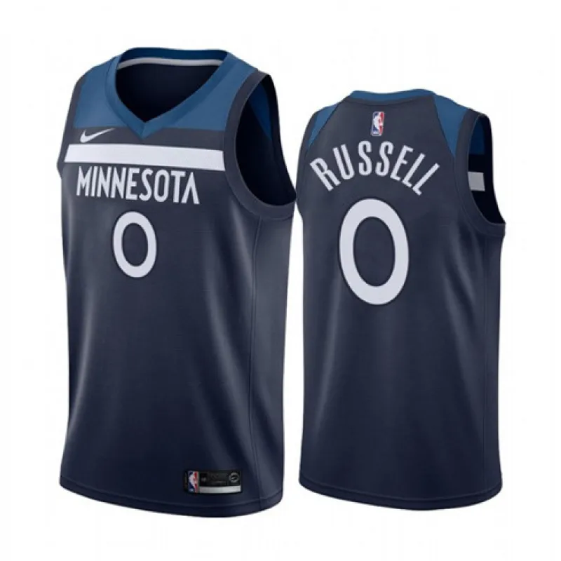 D'Angelo Russell, Minnesota Timberwolves, Dark Blue