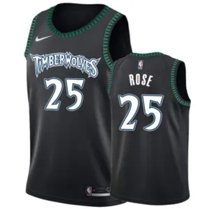 Derrick Rose, Minnesota Timberwolves, Hardwood Classics, Nero