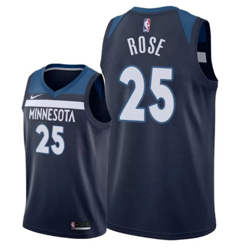 Derrick Rose, Minnesota Timberwolves, Dark Blue