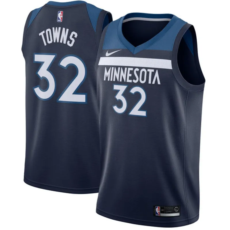 Karl - Anthony Towns, Minnesota Timberwolves, Dark Blue