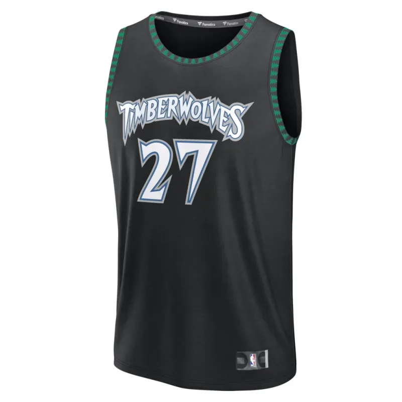 Minnesota Timberwolves Rudy Gobert Swingman Jersey - Classic Edition - Black