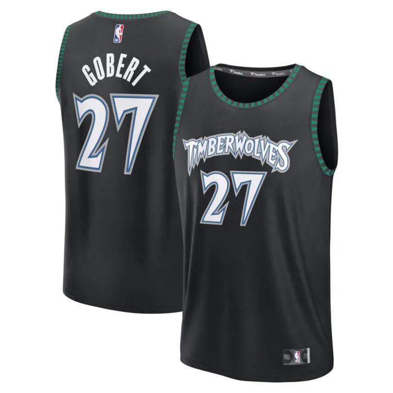Minnesota Timberwolves Rudy Gobert Swingman Jersey - Classic Edition - Black