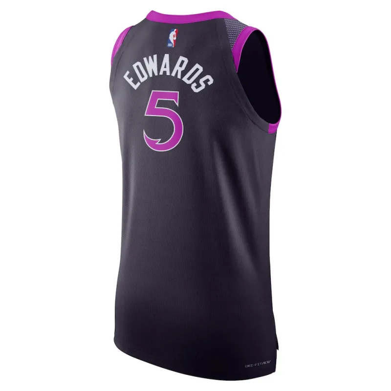 Minnesota Timberwolves Anthony Edwards 2025/26 City Edition Jersey Purple