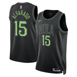 Jose Alvarado. New Orleans Pelicans. 2023/24 City Edition. Black