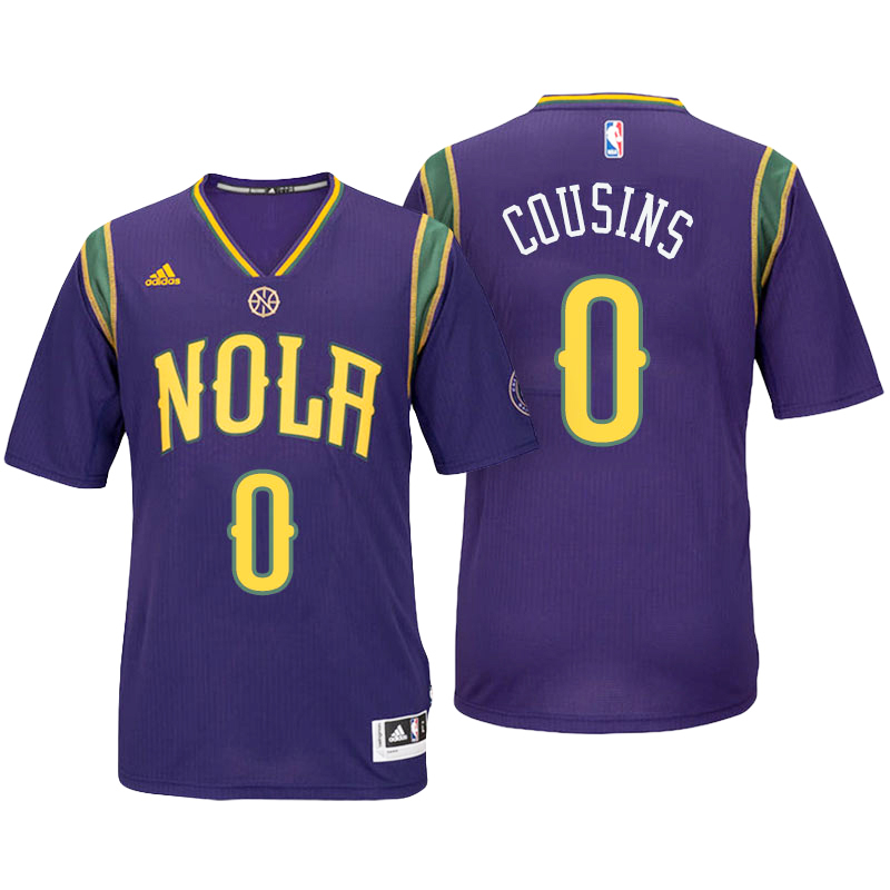 DeMarcus Cousins. New Orleans Hornets. Purple