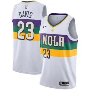 Anthony Davis. New Orleans Pelicans. 2018/19 City Edition. White
