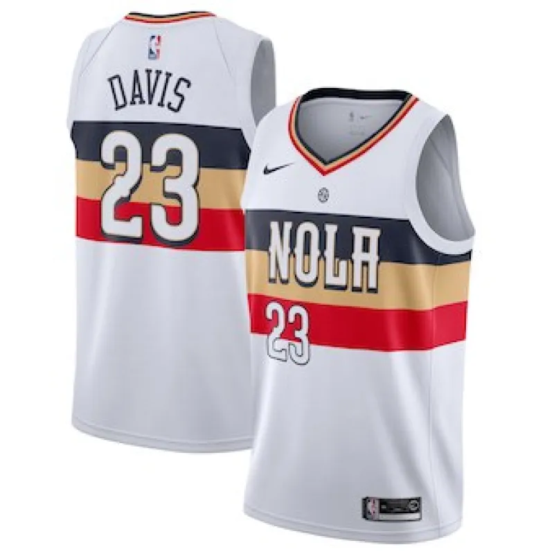 Anthony Davis. New Orleans Pelicans. Édition gagnée 2018/19. Blanc