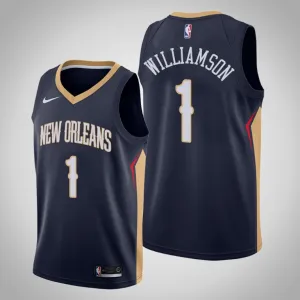 Zion Williamson. New Orleans Pelicans. 2018/19 Dark Blue