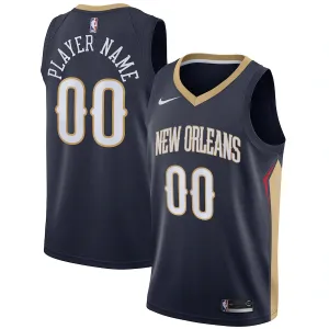 New Orleans Pelicans, Custom Jersey, Icon Edition, Navy Blue
