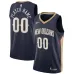 New Orleans Pelicans, Maglia personalizzata, Edizione Icona, Blu Marinaio