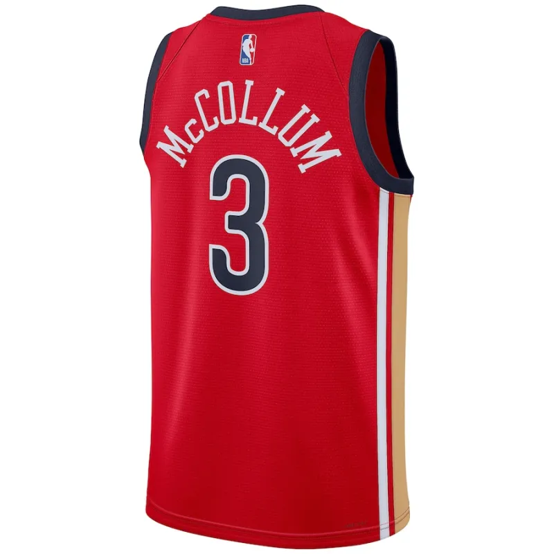 CJ McCollum, New Orleans Pelicans, Édition Statement, Rouge